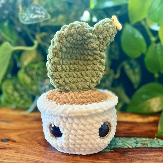 Cactus Plushie - Yellow Flower