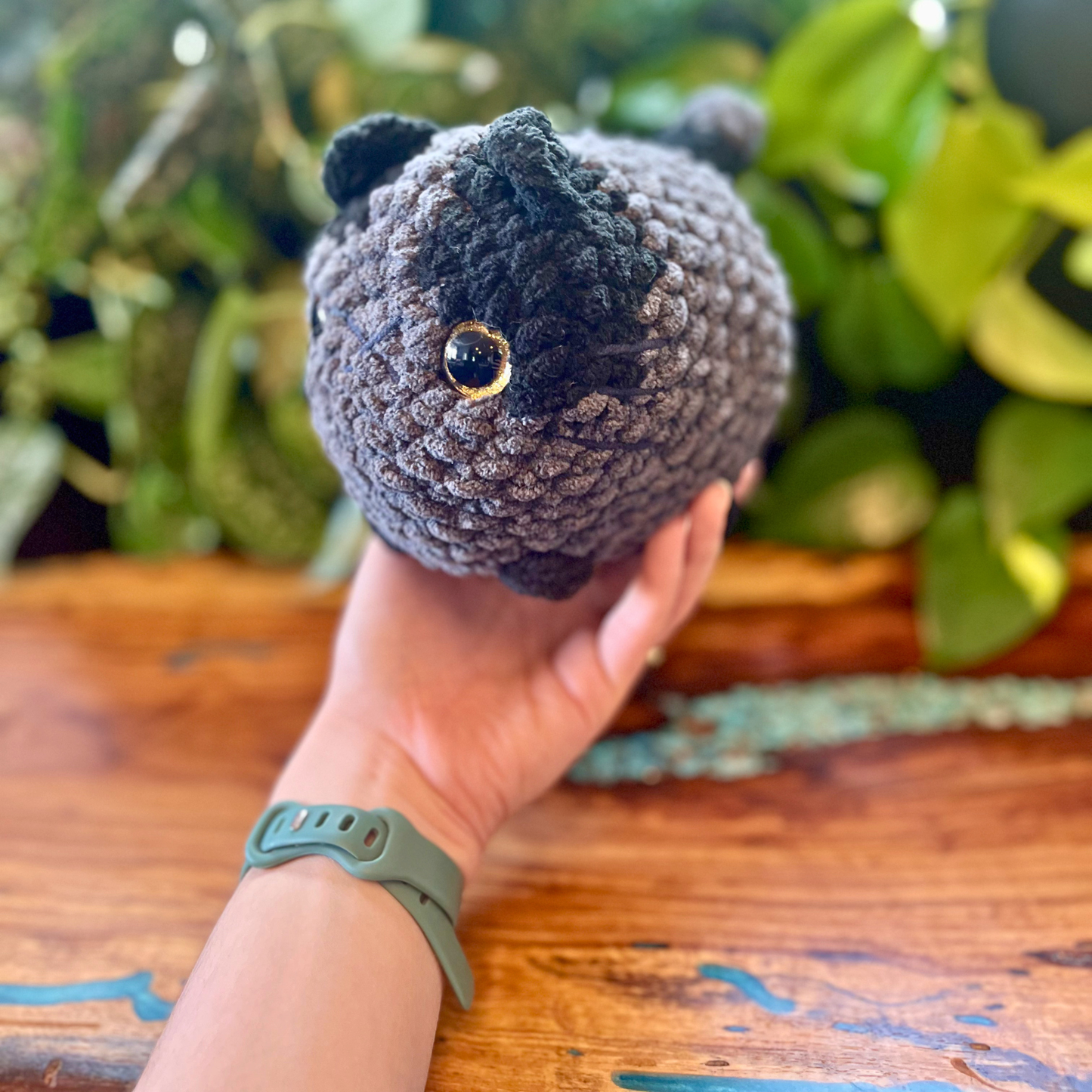 Loaf Cat - XL - Black & Gray