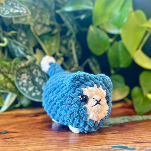 Loaf Cat - Blue w/ Cream Face Spot