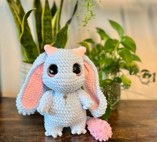 Pastel Pink & Blue Forest Guardian